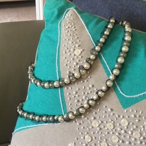 💋Sexy Gorgeous Faux Pearl Black Lace Necklace💋